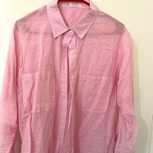 Pin stripe button up